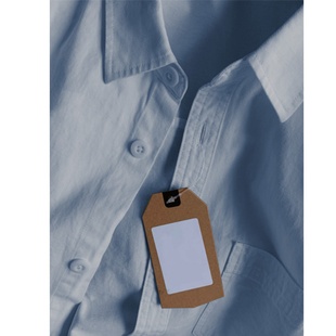 外套 宽松上衣休闲男女情侣装 100%纯棉正肩浅蓝色衬衫 内搭叠穿长袖