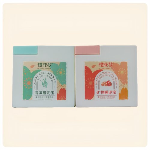 樱花梦海藻搓泥宝矿物搓泥宝