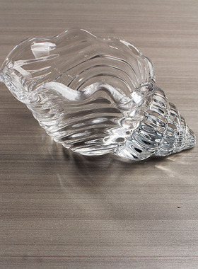 创意贝壳造型鸡尾酒杯透明高级感百搭酒杯海螺杯子精致首饰盒