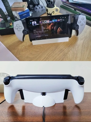 ps5串流掌机展示支架 playstation portal配件可充电支架 ps5掌机