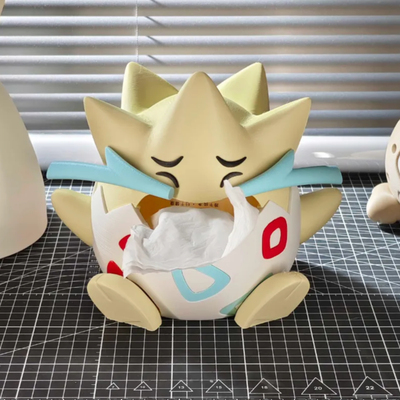 波克比纸巾盒 宝可梦周边 神奇宝贝纸巾盒 创意个性纸巾盒3D打印