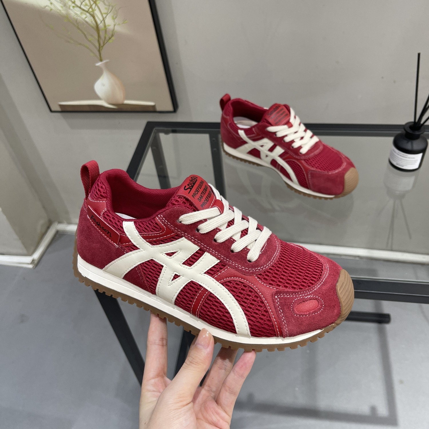 显脚小真皮复古德训鞋女2025新款秋季爆款平底百搭软底运动阿甘鞋,女鞋,德训鞋,淘宝优惠券,粉丝福利购,淘宝优惠卷