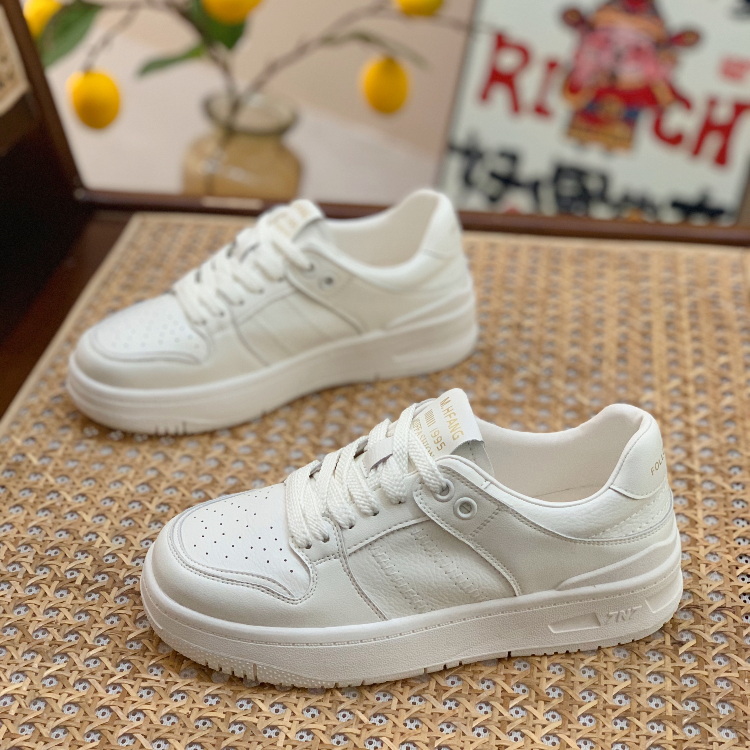 软底显脚小熊猫鞋~舒适轻便板鞋