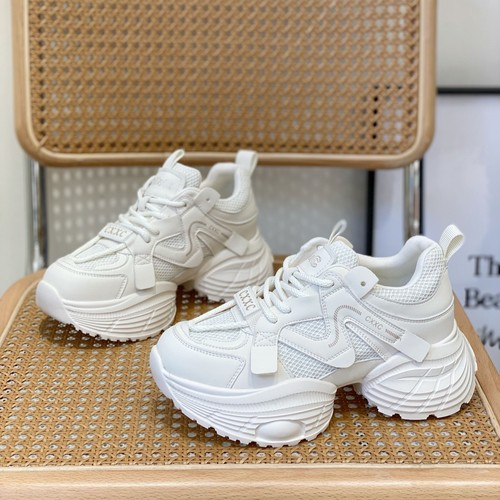 小个子增高运动鞋轻便复古老爹鞋