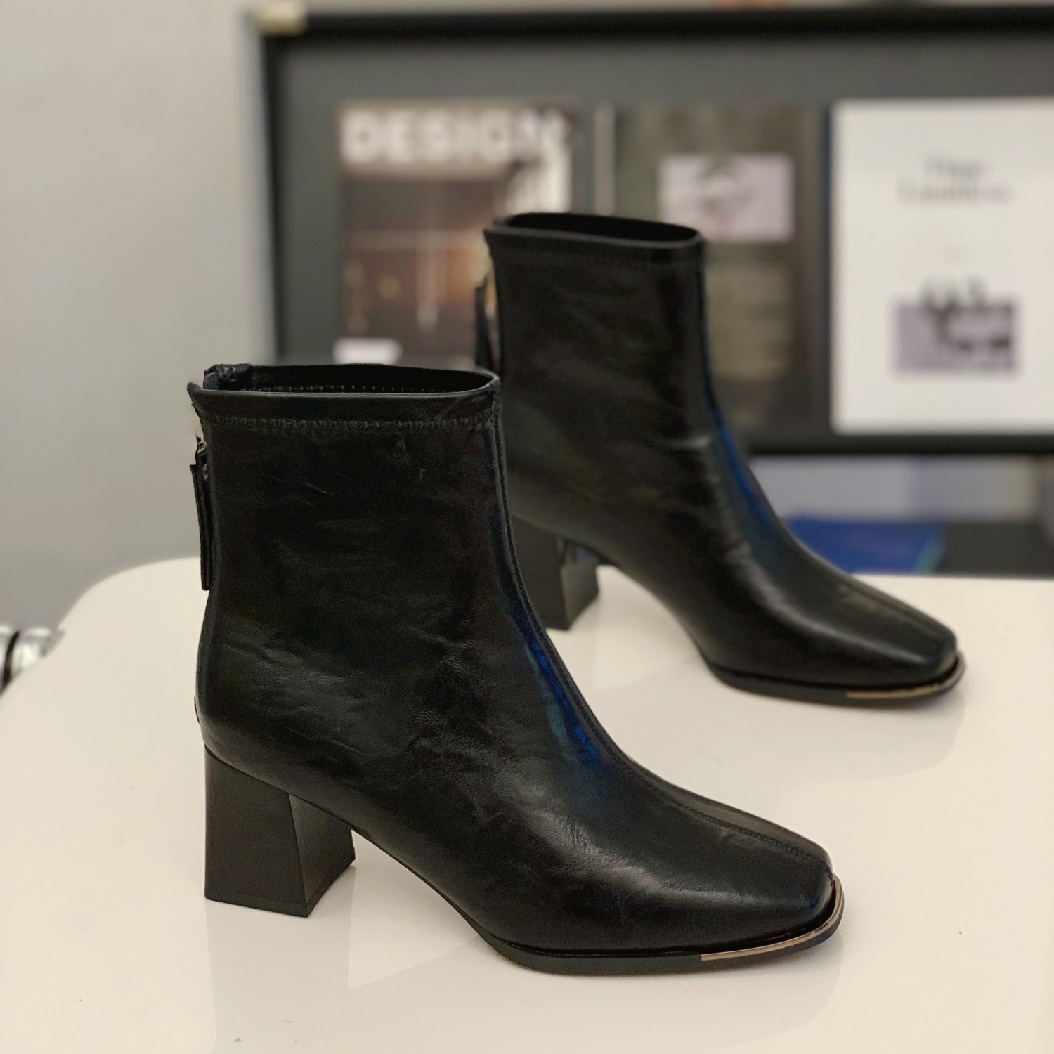 优雅时尚体制内职场工作短靴