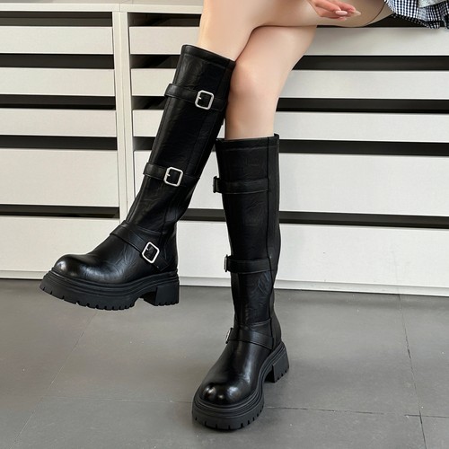 显瘦不勒肉，显高显瘦不过膝长靴