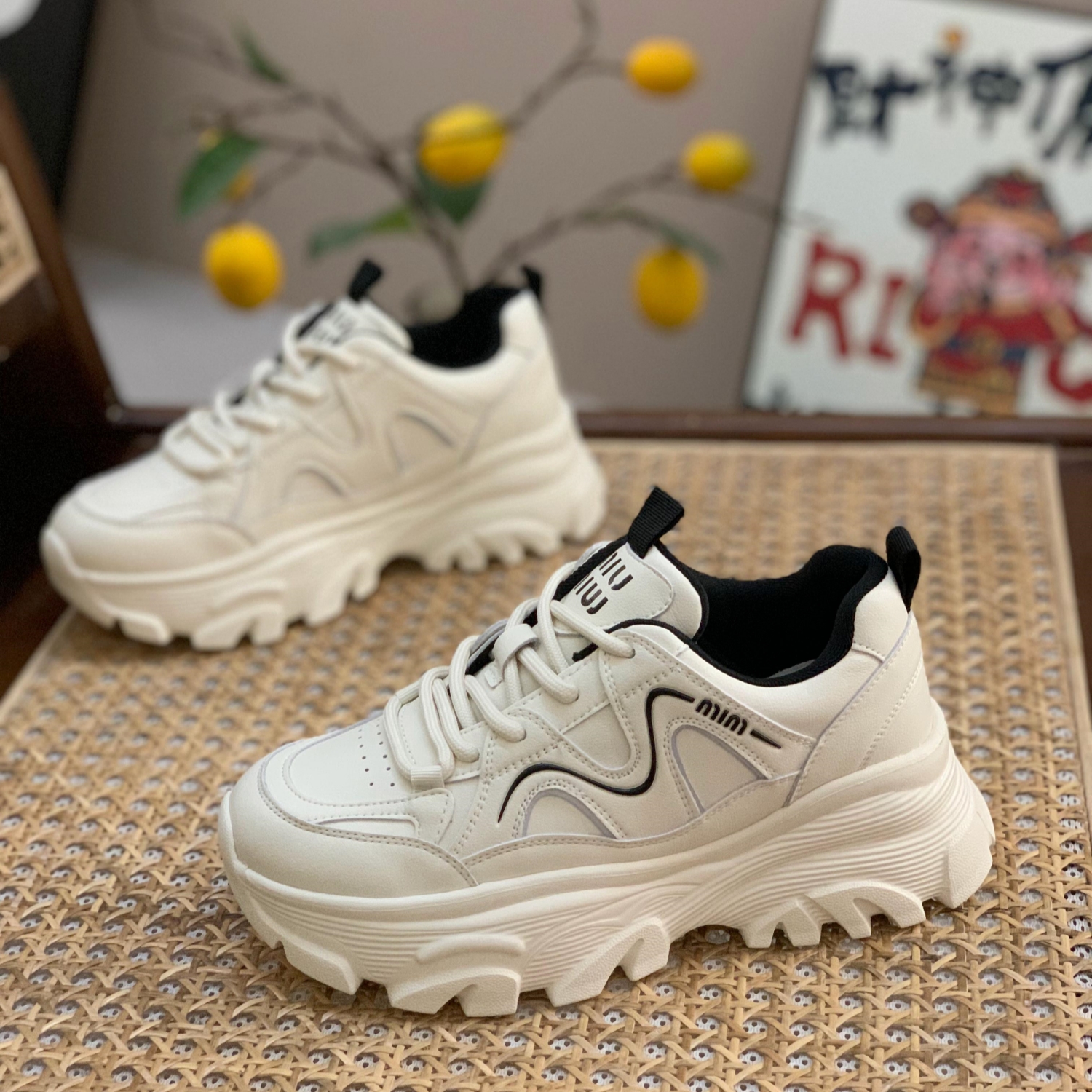 厚底增高轻便舒适运动鞋老爹鞋