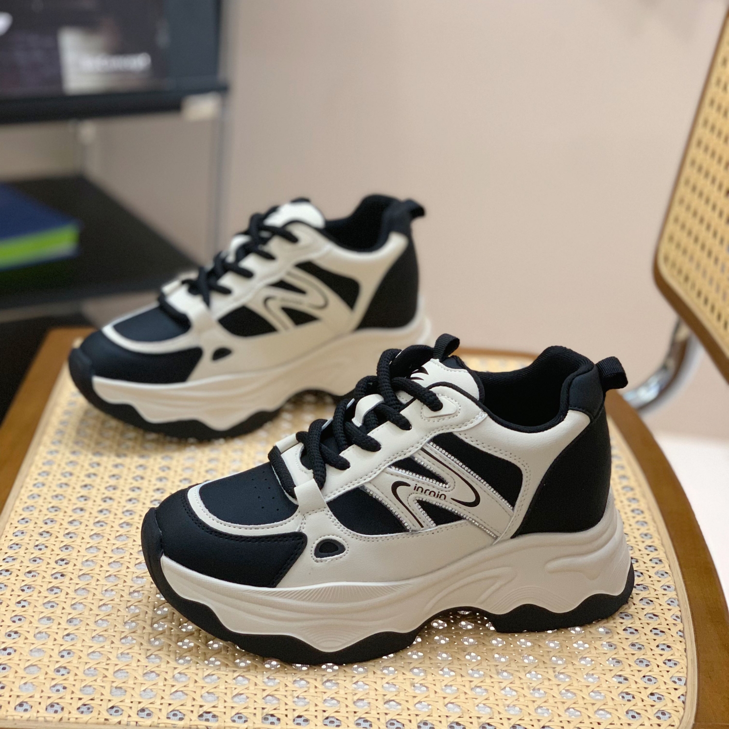 显腿长轻便不累脚潮流百搭老爹鞋