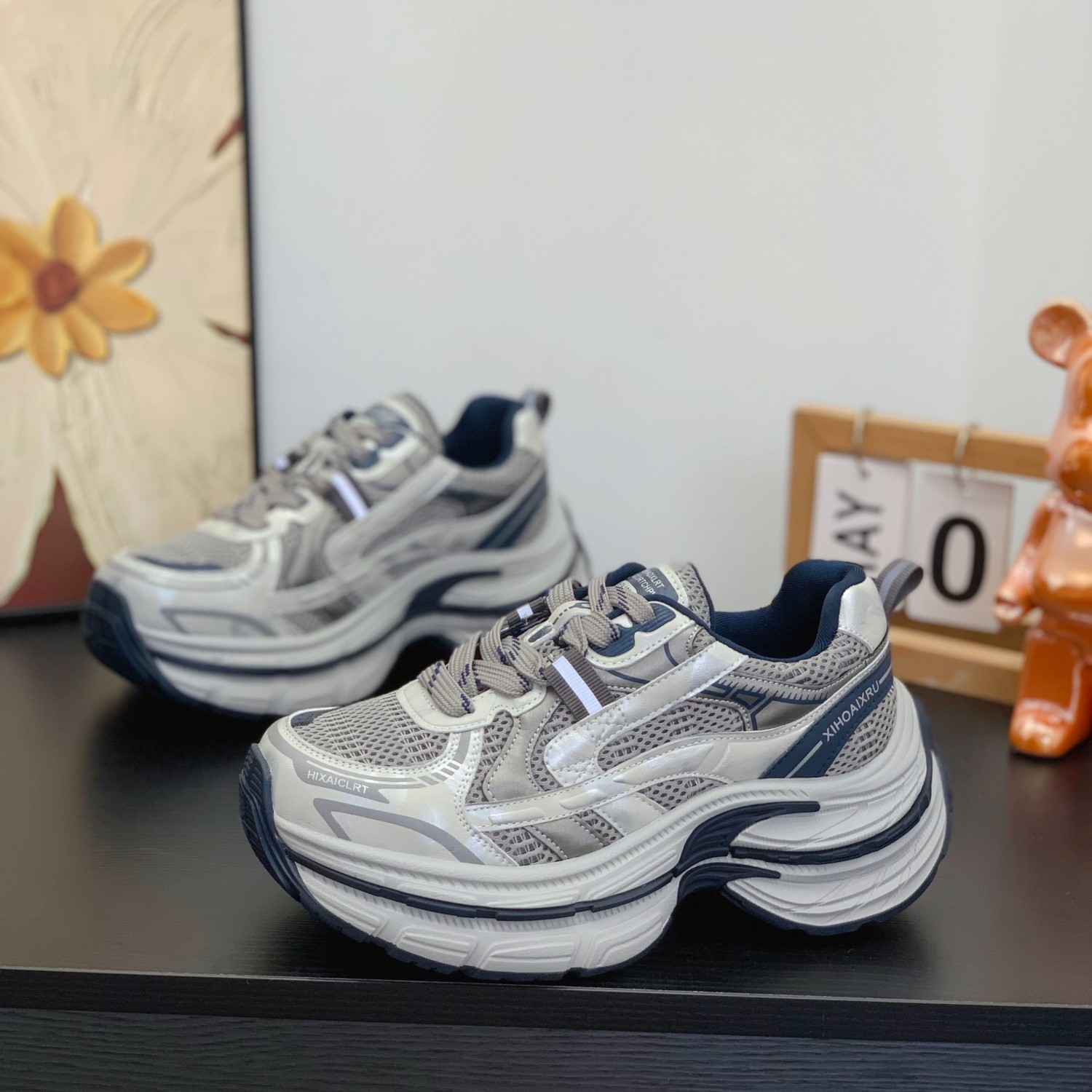 小个子增高显瘦炸街高级感老爹鞋