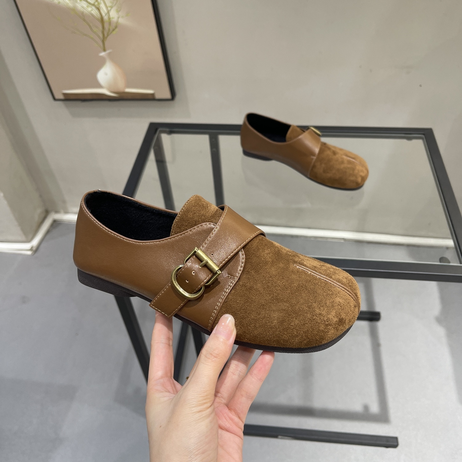 舒服得不想脱~踩屎感复古勃肯鞋