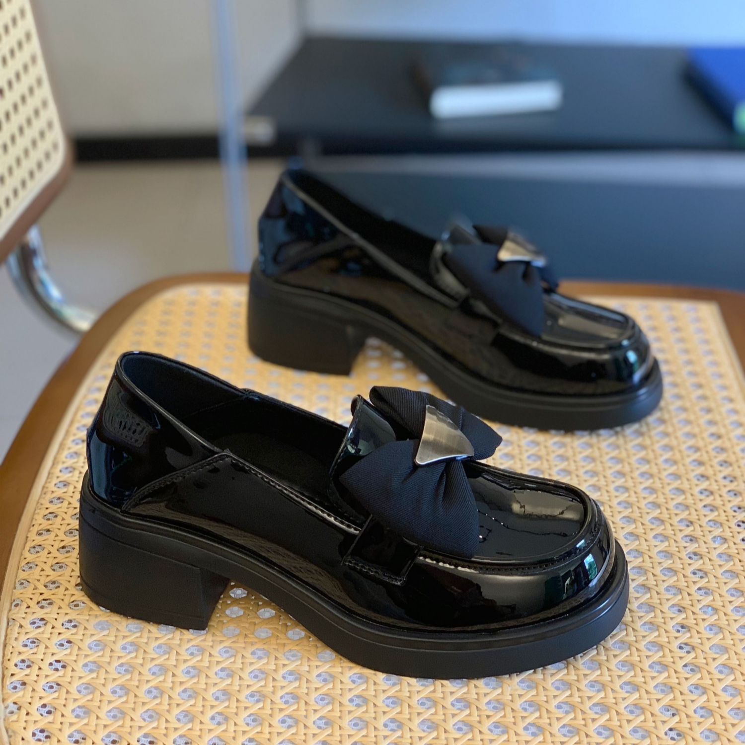 小个子显腿长显瘦英伦风百搭单鞋