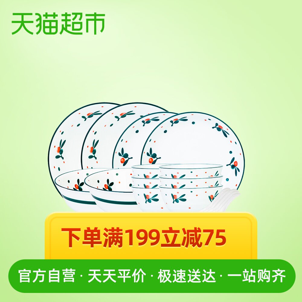Modern housewife tableware set Japanese dishes