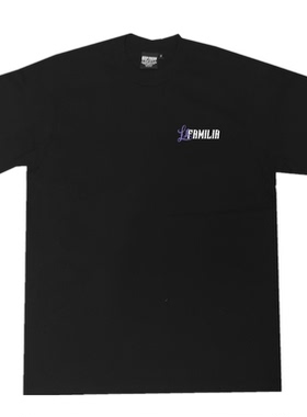 bboy 300克 重磅嘻哈old school复古hiphop西海岸简约小领口短袖