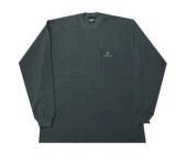 型复古美式 bboy西海岸old school版 小领口重磅加厚纯色打底长