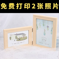 Фоторамка из натурального дерева, фотография, DIY, 6 дюймовая, 7 дюймов