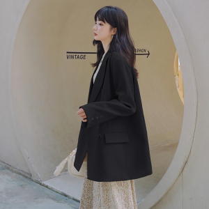 现货X1083P110K168 2022春装新款双排扣小西装外套女2色,女装西装,浙宝088