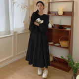 现货M086P95K1482024秋装新款露背中长款连衣裙，女装连衣裙，浙宝088