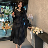 出货中M081P95K1482022秋装新款波点连衣裙，女装连衣裙，浙宝088