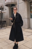 现货X902P170K2582021冬装新款中长款毛呢大衣，女装毛呢外套，浙宝088