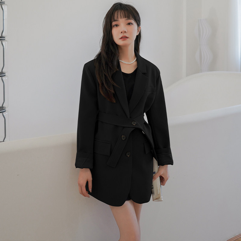 现货 M071P120K178 2022秋装新款小西装收腰外套2色图片