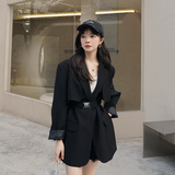现货X1065P120K1782024春秋装新款收腰配腰带小西装，女装西装，浙宝088