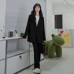 Lecea Alice御姐炸街西装套装2025春季新款韩版休闲气质长裤女图片