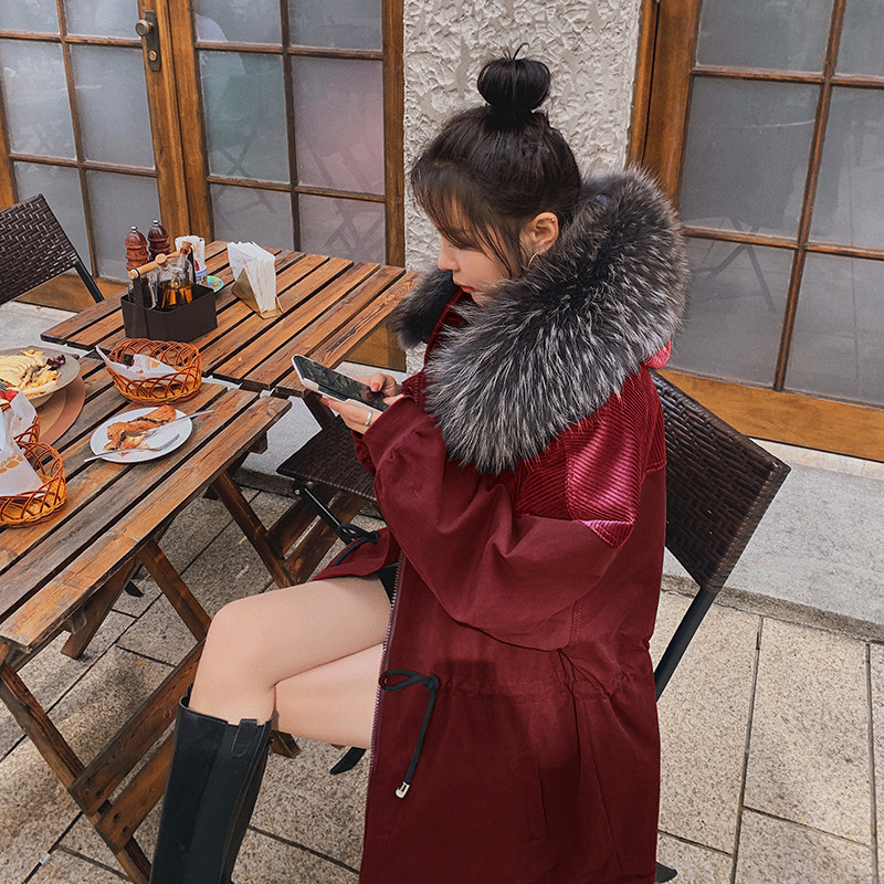 现货X901P185K268  冬装羊羔毛派克服外套大衣4色主推图片
