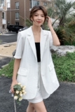 现货X1028P105K1582022夏装新款短袖小西装外套套装，女装西装，浙宝088