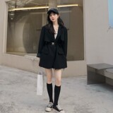 现货X1065P120K1782024新款收腰配腰带小西装，女装西装，浙宝088