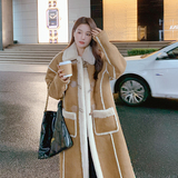 现货M358P185K2782024冬装羊羔毛外套中长款大衣，女装皮草，浙宝088