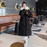 现货X929P185K2682022冬装新款中长款大毛领衣服3色，女装棉衣/棉服，浙宝088