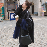 M020P180K278出货中2022冬装新款撞色小香风织带拼接羊羔毛短外套，女装皮草，浙宝088