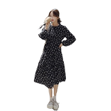 现货M669P105K1582024春秋装长款高品质中长款碎花连衣裙，女装连衣裙，浙宝088