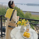 现货M086P95K1482024春装新款露背中长款连衣裙，女装连衣裙，浙宝088
