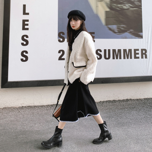 出货M175P175K258 2022冬新款羊羔毛外套加厚,女装皮草,浙宝088