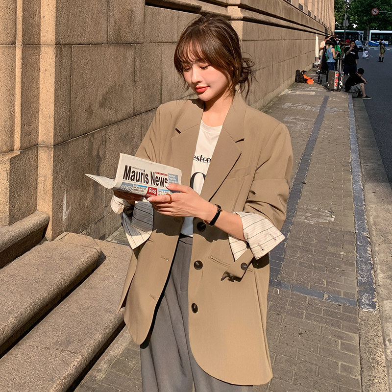 主推现货X1088P120K1782024秋装新款单排扣小西装外套,女装西装,浙宝088