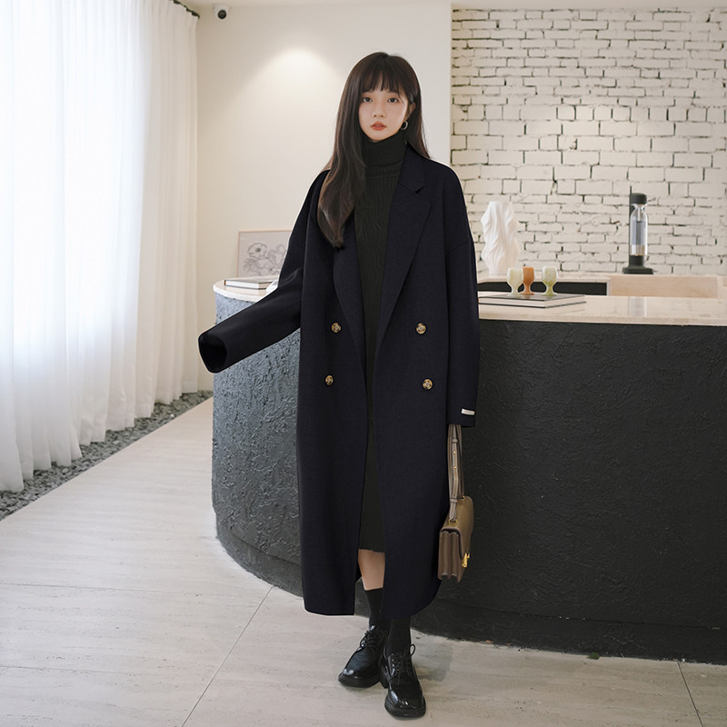 羊绒版现货M176P285K3982024冬装新款双面毛呢外套羊毛大衣,女装毛呢外套,浙宝088