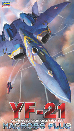 长谷川拼装模型 1/72 超时空要塞PLUS YF-21 MACROSS太空堡垒