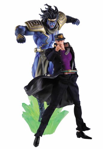 MEDICOM RAH JOJO乔乔奇妙冒险 空条承太郎 白金之星手办雕像现货