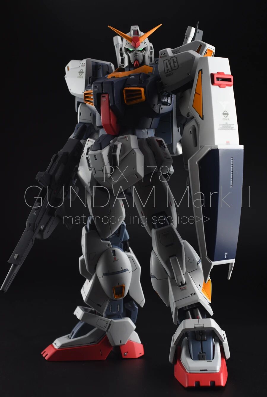 万代模型 拼装 MG 1/100 高达 Mk-Ⅱ AEUG 2.0版/Gundam 奥古MK2图片
