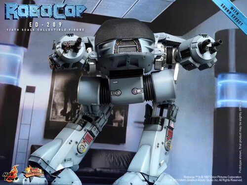 现货 MMS204 HOTTOYS HT1/6 铁甲威龙 机械战警 ED209 战斗机器人