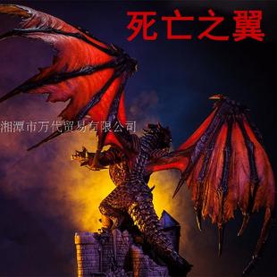 Sideshow 魔兽巨龙暴雪炉石传说死亡之翼耐萨里奥雕像 正版手办