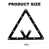 台球黑八摆球纸定位贴中式 台球开球贴魔术摆球胶片九球软片 美式