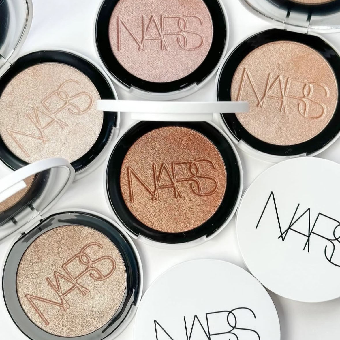 NARS/纳斯 25新品裸光幻闪亮采高光珠光粉饼eros爱神heavenly粉霞