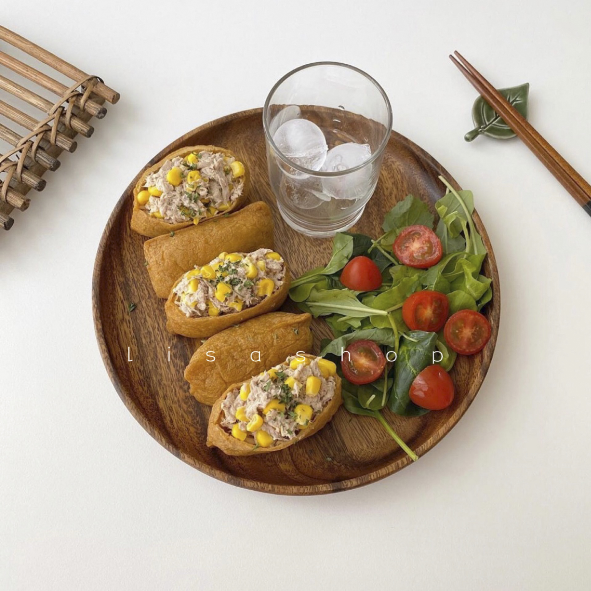 点心盘实木相思木托盘圆形