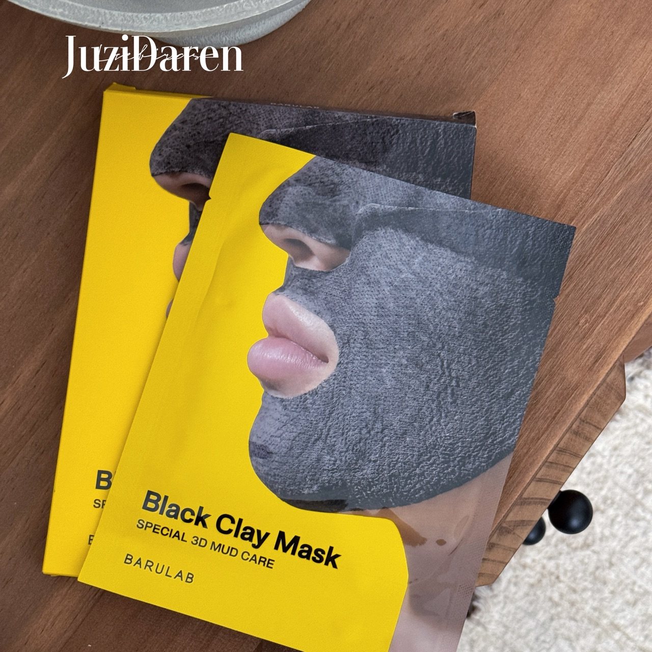 毛孔吸尘器▲韩国BARULAB火山泥清洁面膜 7合1吸附油脂黑头角质