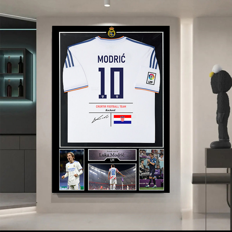 莫德里奇装饰画体育明星海报壁画球星球衣挂画男生卧室床头壁画