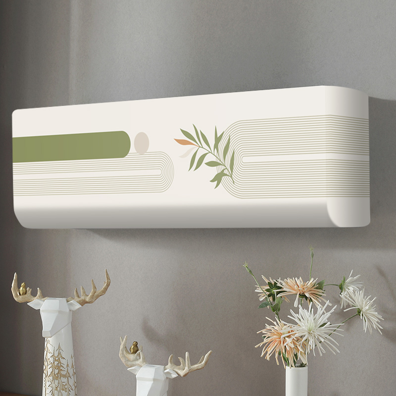 简约北欧风空调防尘罩挂机通用挂式弹力加厚全包款空调套内机罩子