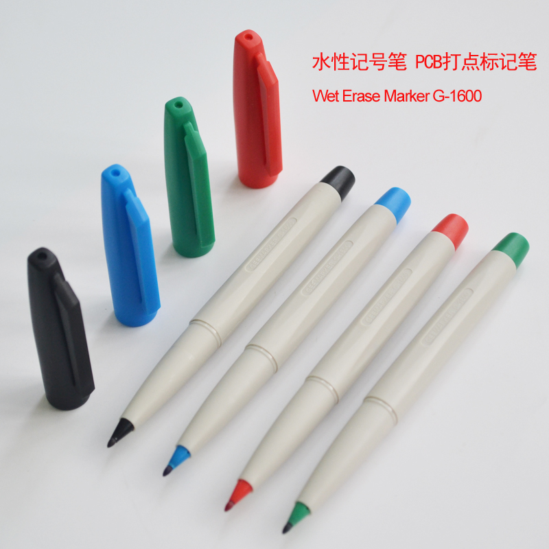 Geemarker水性PCB记号湿擦笔打点标记笔G-1600Wet Erase Marker