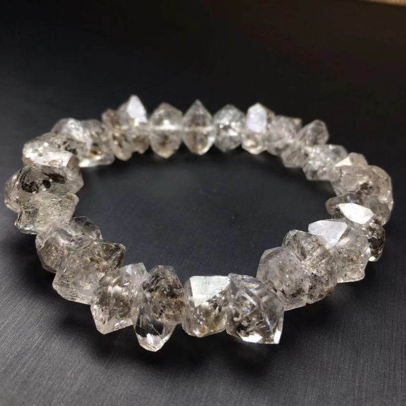 闪灵钻手链 赫尔基蒙水晶 Herkimer Diamond 幸运石 天然原石手串 饰品/流行首饰/时尚饰品新 手链 原图主图